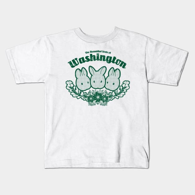 Columbia Basin Pygmy Rabbit Kids T-Shirt by naturalpop